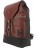 Кожаный городской рюкзак Sofitone RM 002 B6-D4 Темно-рыжий-Черный - фото №2