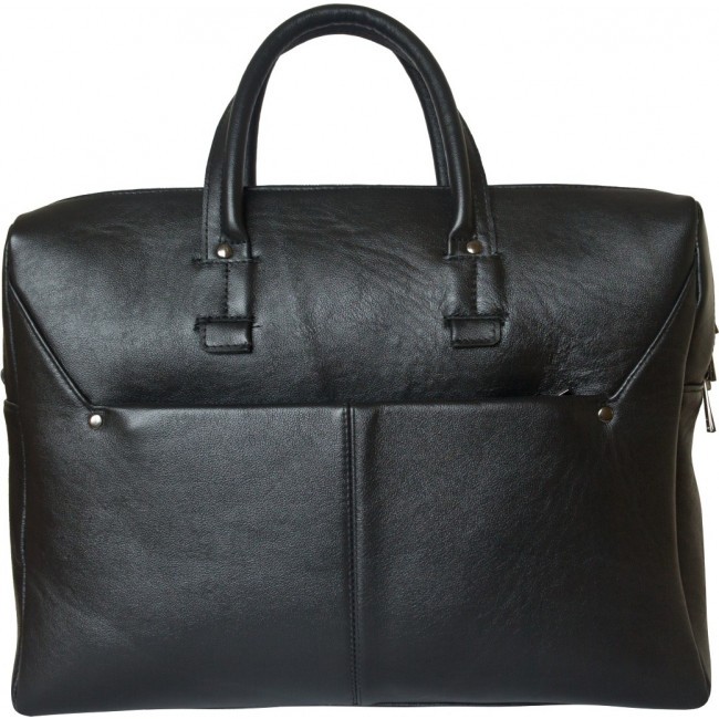 Кожаная мужская сумка Carlo Gattini Fontanelle 5039-01 Черный Black - фото №3