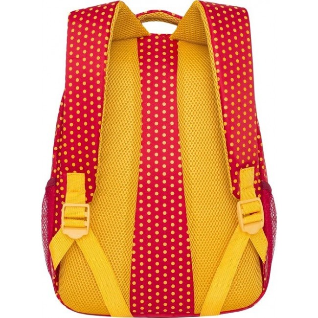 Школьный рюкзак для девочки Grizzly RD-758-2 Красный - фото №3