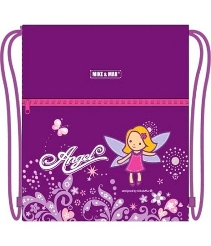 Мешок для обуви Mike&Mar Shoes Bag Ангел Фиолетовый- фото №1