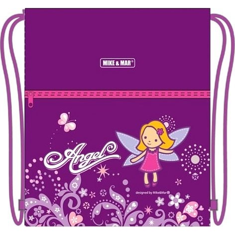 Мешок для обуви Mike&Mar Shoes Bag Ангел Фиолетовый - фото №1