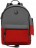 Рюкзак Grizzly RXL-122-3 темно-серый-красный - фото №2