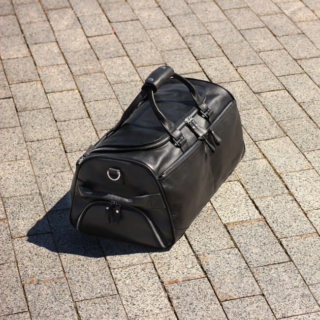Дорожно-спортивная сумка Brialdi Buffalo Relief black Черный - фото №12