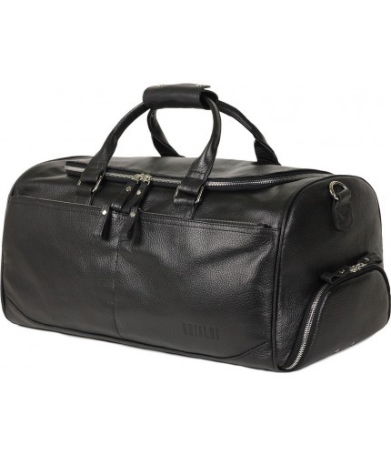 Дорожно-спортивная сумка Brialdi Buffalo Relief black Черный- фото №1