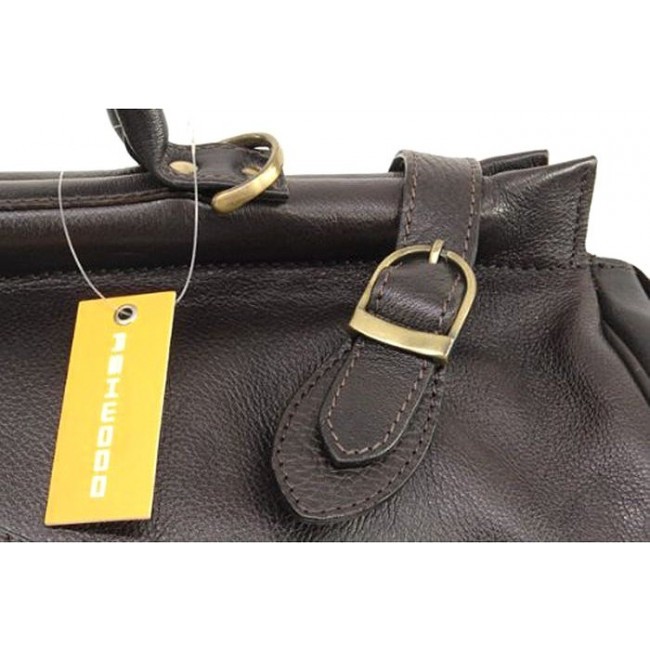 Дорожная сумка Ashwood Gladstone Темно-коричневый - фото №7