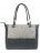 Женская сумка OrsOro D-111 Тёмно-серый - светло-серый - фото №3