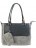 Женская сумка OrsOro D-111 Тёмно-серый - светло-серый - фото №1