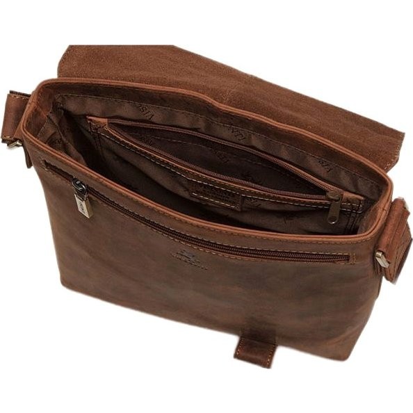 Мужская сумка Visconti 16071 Aspin Желтовато-коричневый - фото №4