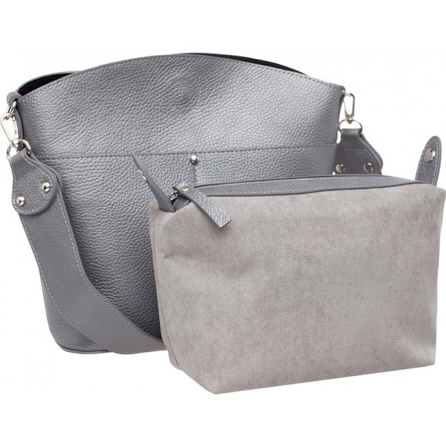 Женская сумка Lakestone Grindell Серебро Silver Grey - фото №6