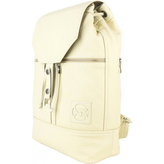 Рюкзак из натуральной кожи Sofitone RM 002 A15-A15 Светло-Кремовый - фото №2