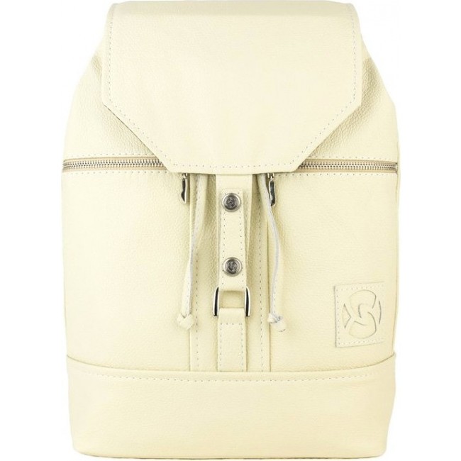 Рюкзак из натуральной кожи Sofitone RM 002 A15-A15 Светло-Кремовый - фото №1