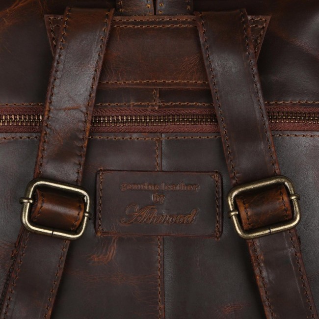 Рюкзак Ashwood Leather Scott Copper Brown Медно-коричневый - фото №5