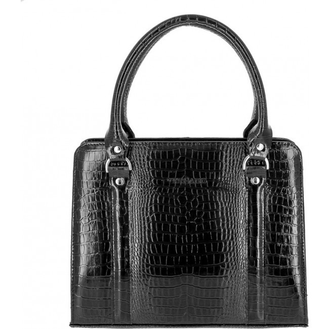 Женская сумка Versado VG534 Черный black croco - фото №1