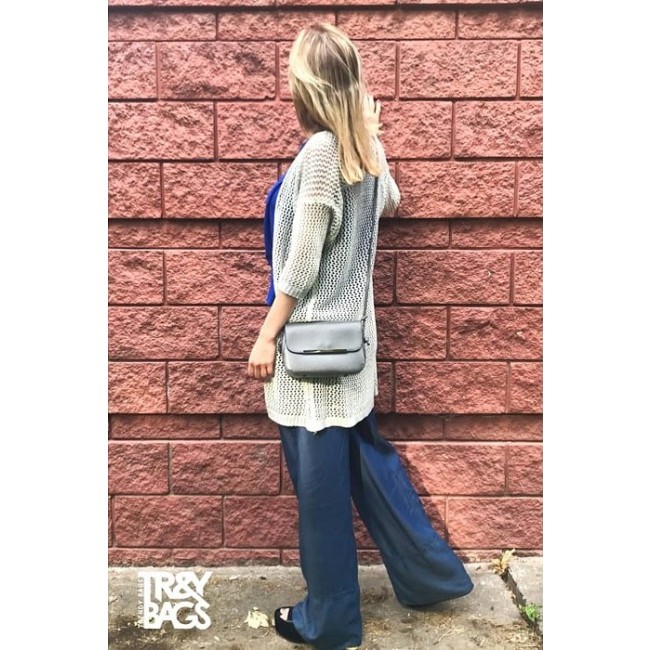 Женская сумка Trendy Bags STRIPE Серый - фото №6