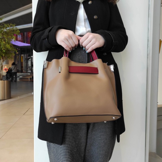 Женская сумка Pola 8623 Бордовый - фото №15