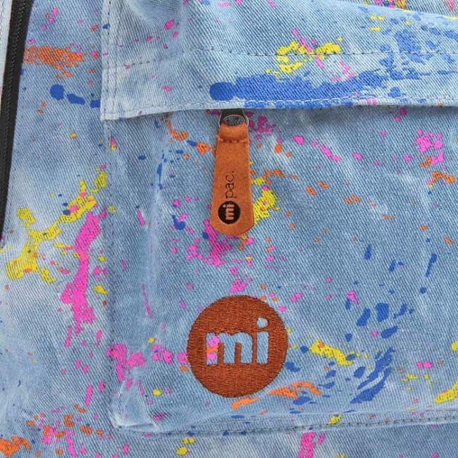 Рюкзак Mi-Pac Premium Splattered Синий - фото №3