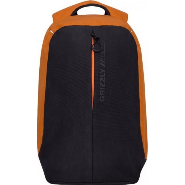 Рюкзак Grizzly RQ-920-1 Черный-оранжевый - фото №1