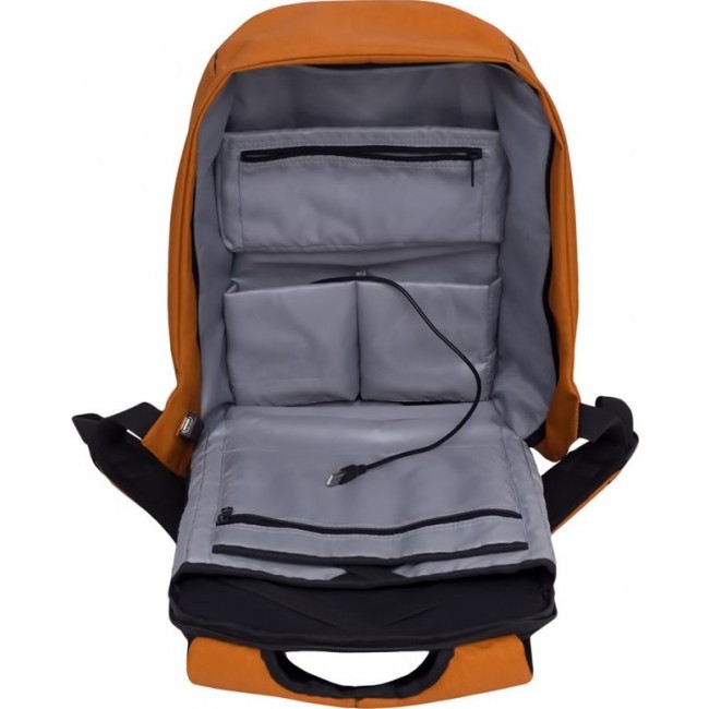 Рюкзак Grizzly RQ-920-1 Черный-оранжевый - фото №4