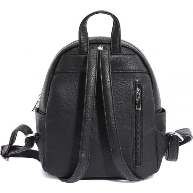 Женский кожаный рюкзак OrsOro DS-9010 Черный - фото №3