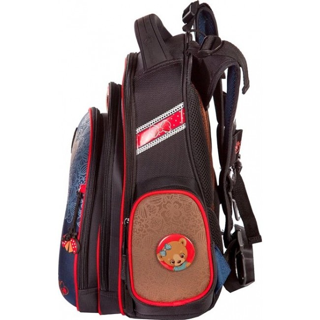 Школьный рюкзак для девочки Hummingbird Kids Какао-Мишка - фото №2