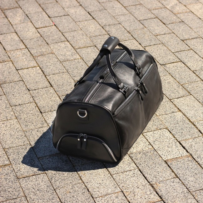 Дорожно-спортивная сумка Brialdi Traveller Relief black Черный - фото №14