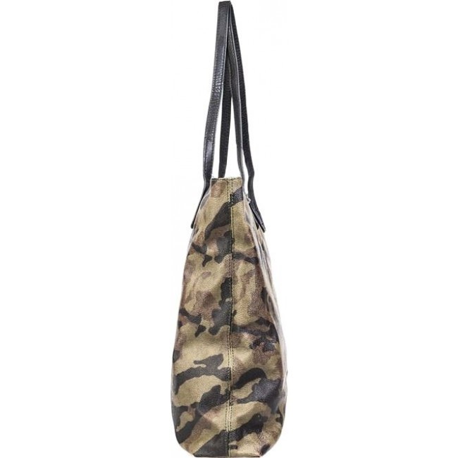 Женская сумка OrsOro D-112 Оливковый камуфляж - фото №2