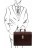 Кожаный портфель-саквояж Tuscany Leather Canova TL141826 Темно-коричневый - фото №2