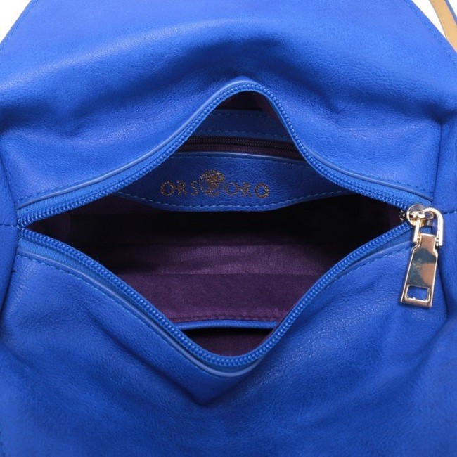 Женская сумка OrsOro D-156 Синий - фото №4