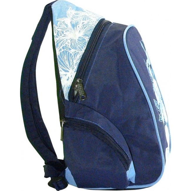 Рюкзак Polar п56 Синий с цветочками - фото №2