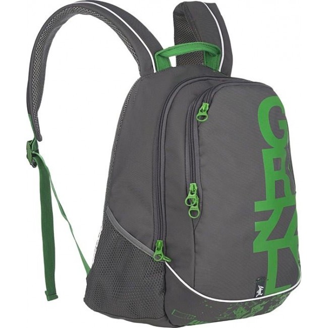 Рюкзак Grizzly RU-400-1 Серый - зеленый - фото №3