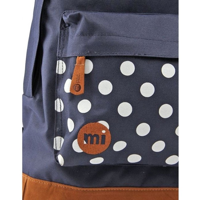 Рюкзак Mi-Pac Backpack Синий с горошинами - фото №5
