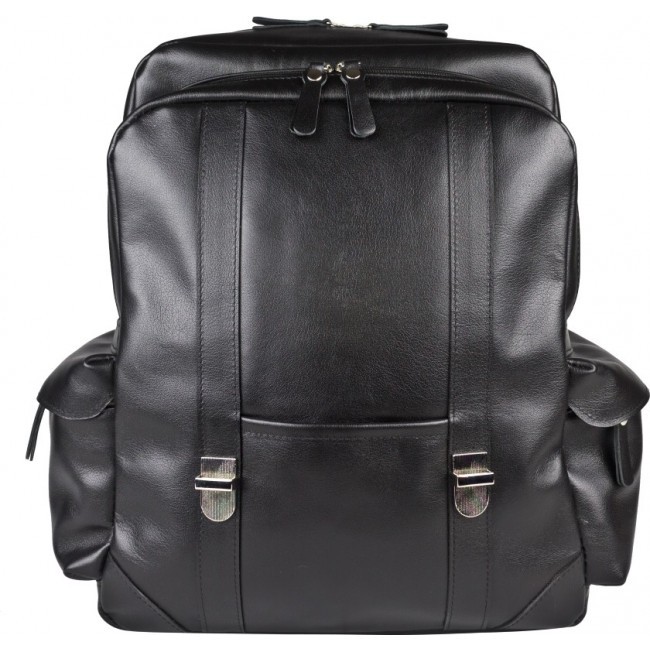 Кожаный рюкзак Carlo Gattini Montalbano 3097-01 black - фото №3