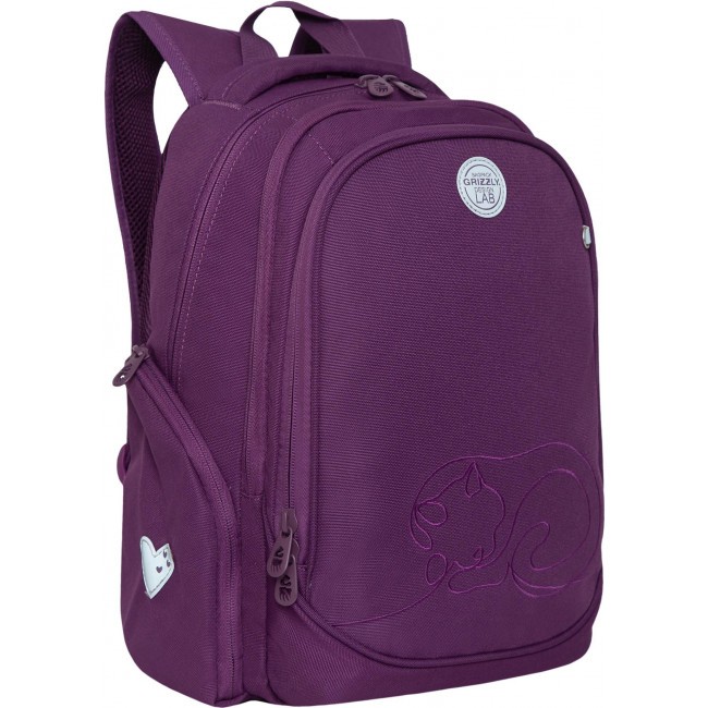 Рюкзак Grizzly RG-268-1 фиолетовый - фото №1