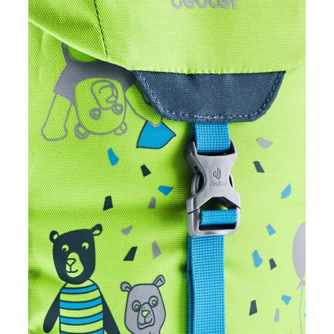 Детский рюкзак Deuter Schmusebar 8 Kiwi/Arctic Салатовый синий - фото №4