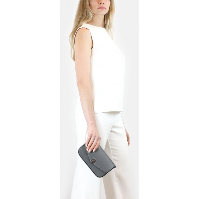 Женская сумочка на плечо BRIALDI Sophie (Софи) relief grey - фото №7