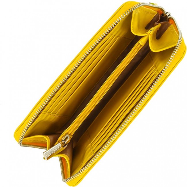 Женское портмоне Versado VD036 Желтый yellow - фото №3