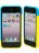 Чехол для iphone Kawaii Factory Бампер для iPhone 5/5s "Candy colors" Blue & yellow - фото №1