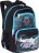 Рюкзак школьный Grizzly RB-154-2 черный-голубой - фото №2