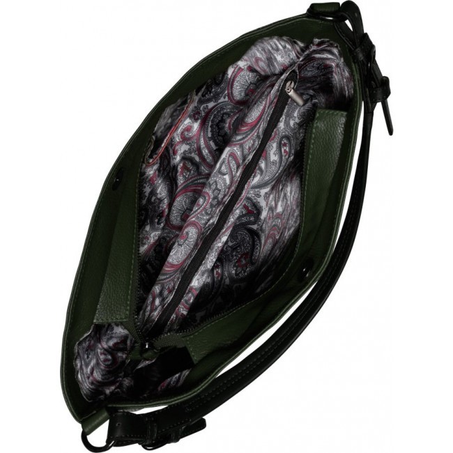 Женская сумка Trendy Bags EVISSA  NEW Зеленый green faktura - фото №4