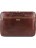 Кожаный портфель для документов Tuscany Leather Caserta TL141324 Темно-коричневый - фото №3