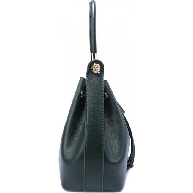 Женская сумка OrsOro D-157 Темно-зеленый - фото №2