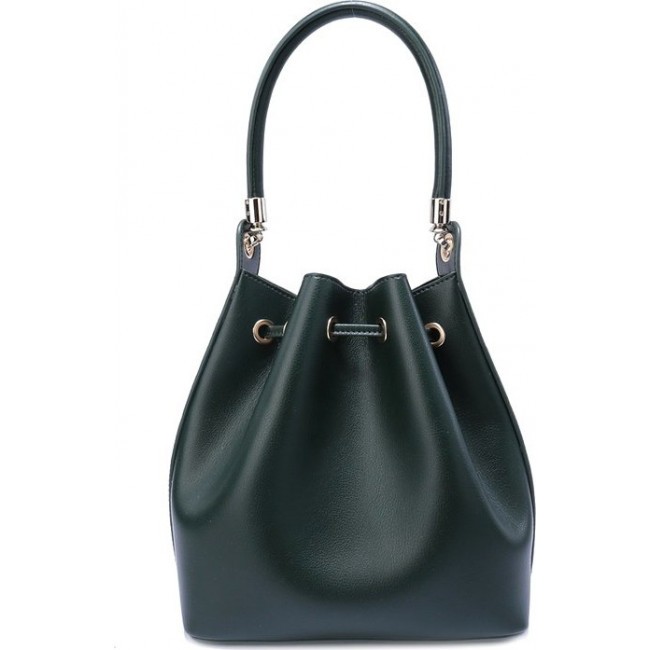 Женская сумка OrsOro D-157 Темно-зеленый - фото №3