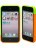 Чехол для iphone Kawaii Factory Бампер для iPhone 5/5s "Candy colors" Lime & orange - фото №1