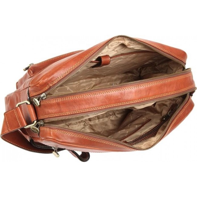 Мужская сумка Gianni Conti 912307 Tan Светло-коричневый - фото №4