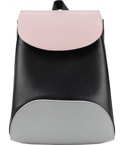 Рюкзак Kawaii Factory Minimal Backpack Черно-розовый- фото №1