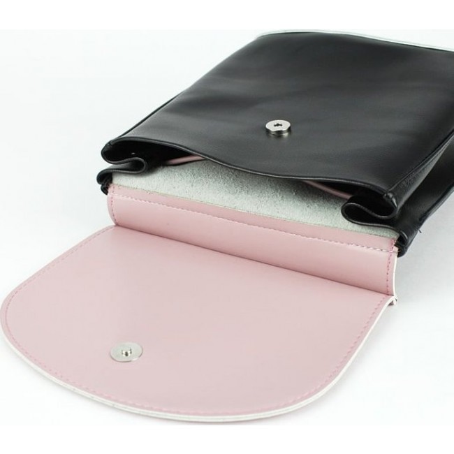 Рюкзак Kawaii Factory Minimal Backpack Черно-розовый - фото №3