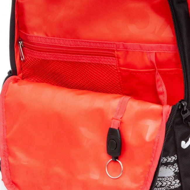 Рюкзак школьный с мешком Grizzly RB-258-1 черный-красный - фото №14