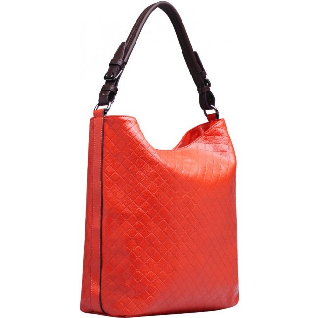 Женская сумка Trendy Bags EVISSA Оранжевый orange faktura - фото №2
