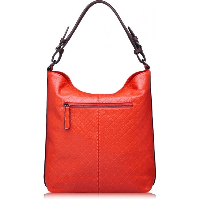 Женская сумка Trendy Bags EVISSA Оранжевый orange faktura - фото №3