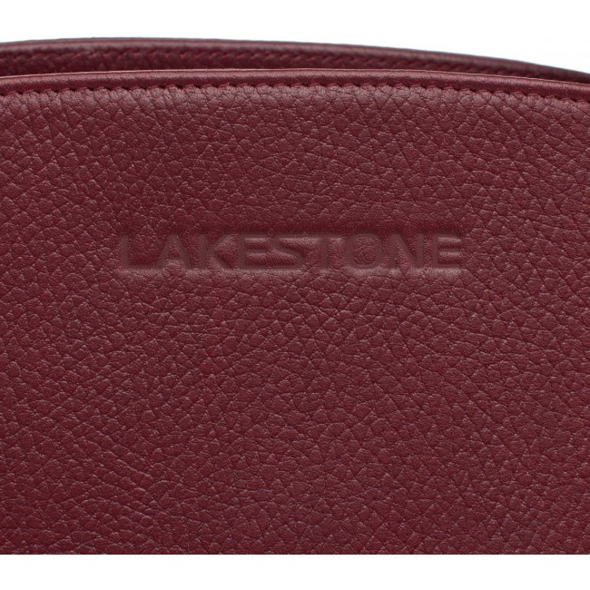 Женская сумка Lakestone Hacket Бордовый Burgundy - фото №7